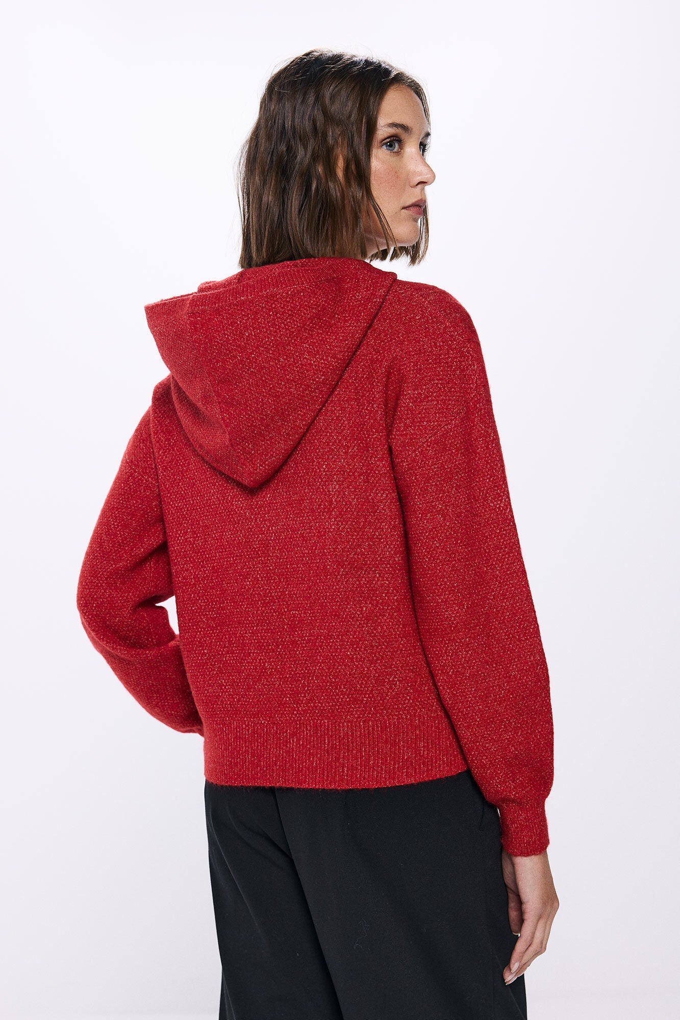 Lurex jacquard jumper
