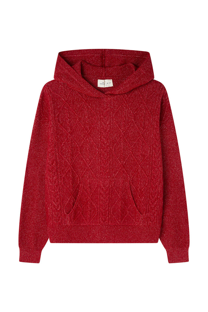 Lurex jacquard jumper