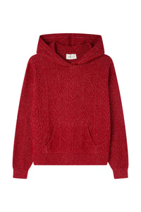 Lurex jacquard jumper