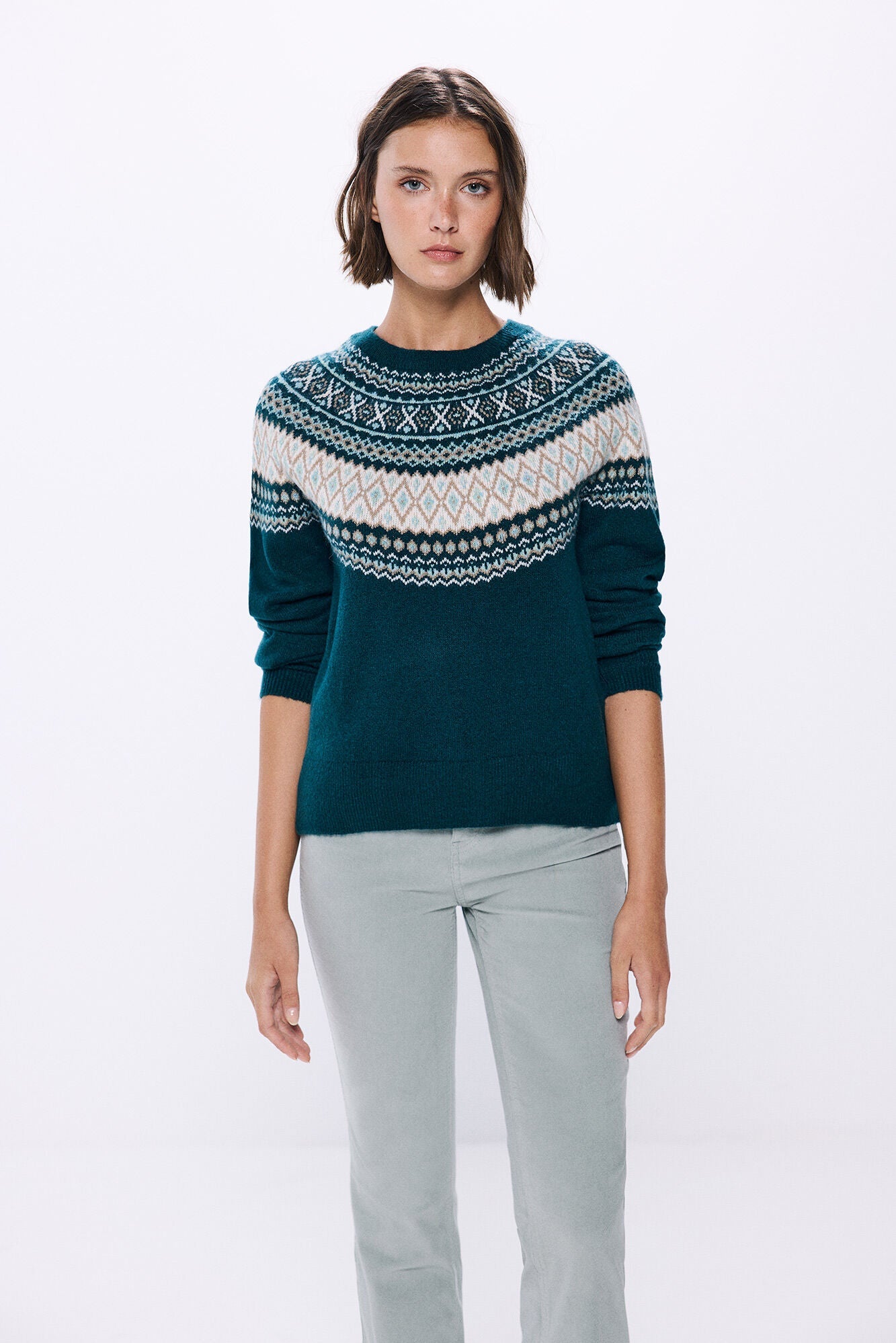 jersey-knit knit vest