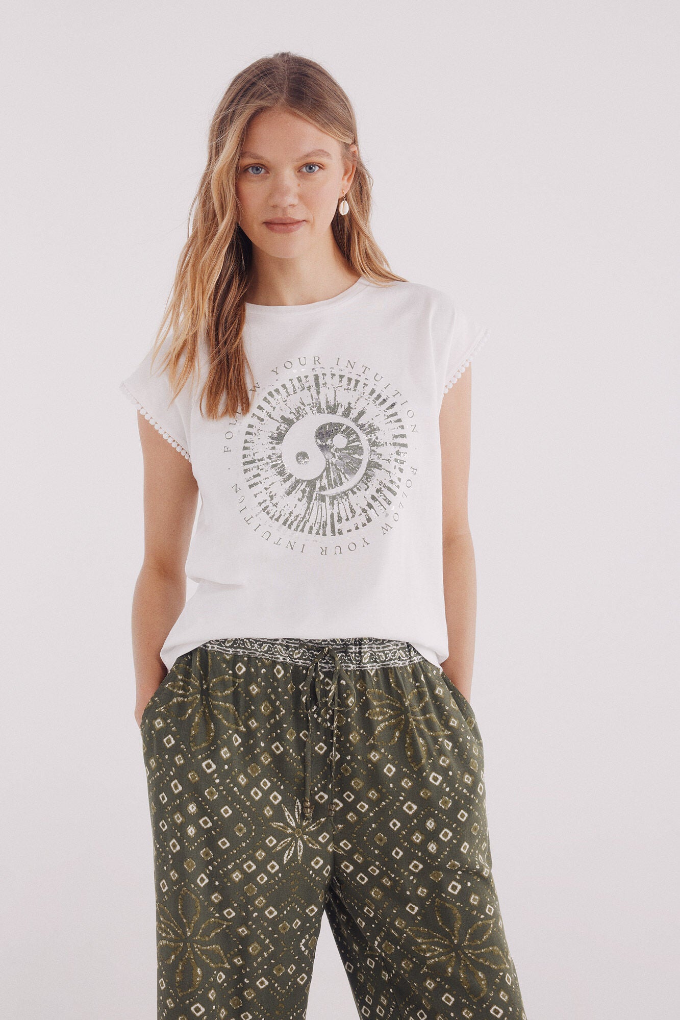 Ethnic graphic T-shirt