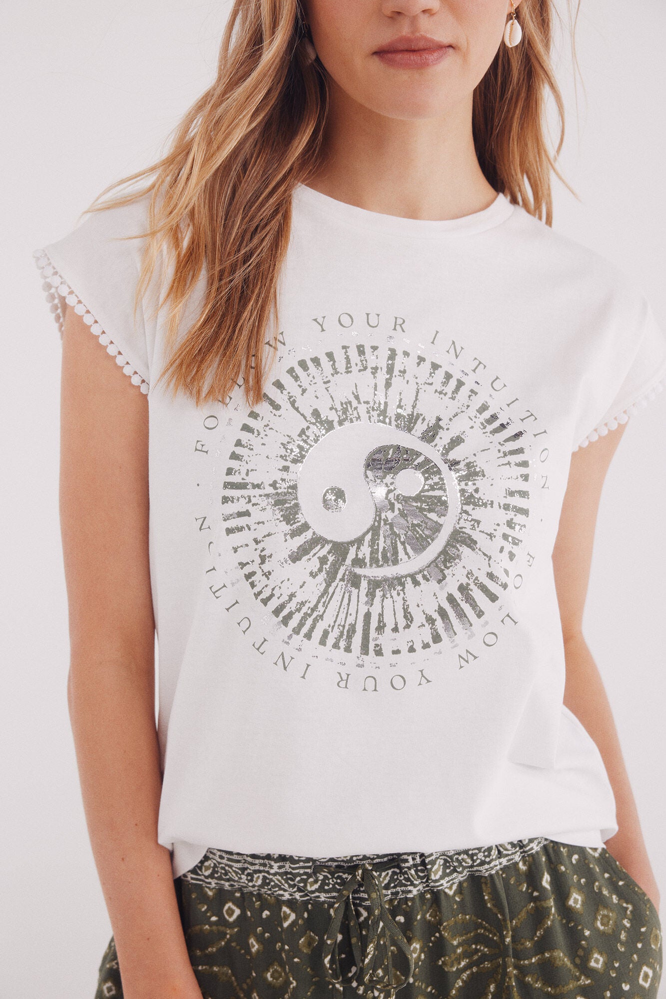 Ethnic graphic T-shirt