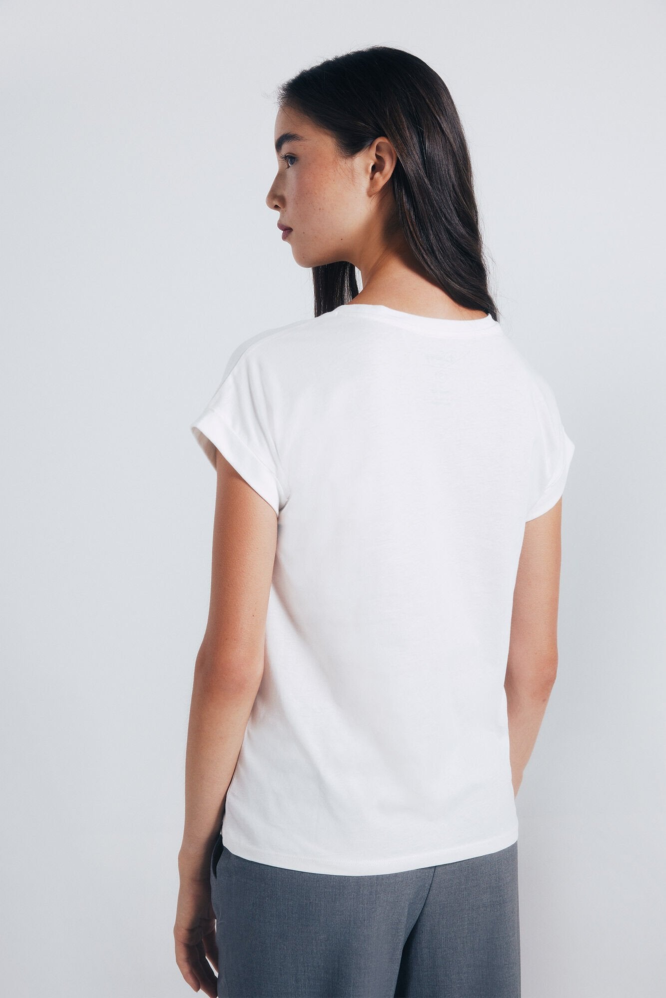 "Mickey Mouse" silhouette T-shirt