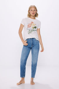 Floral graphic T-shirt