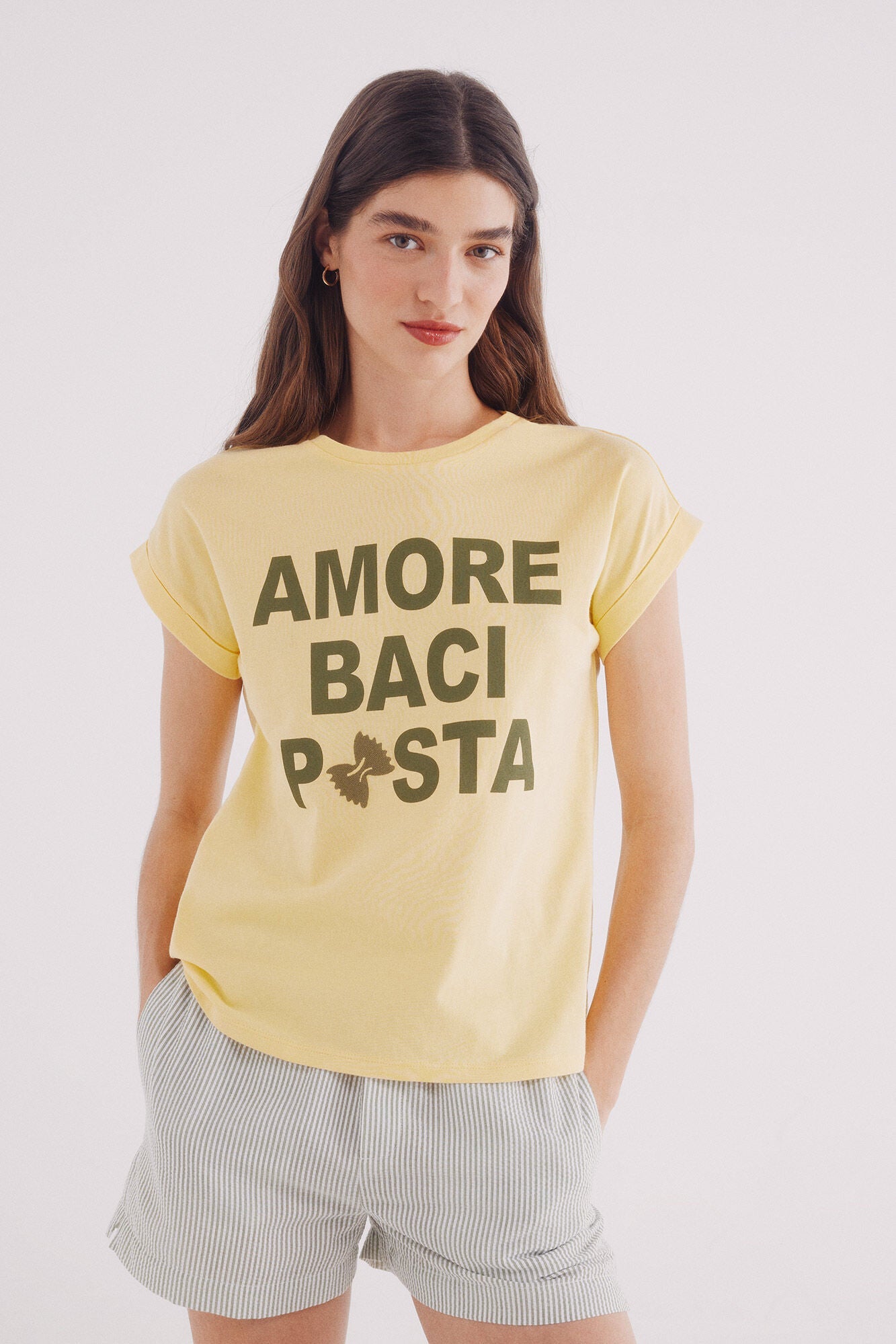 "Love baci pasta" T-shirt