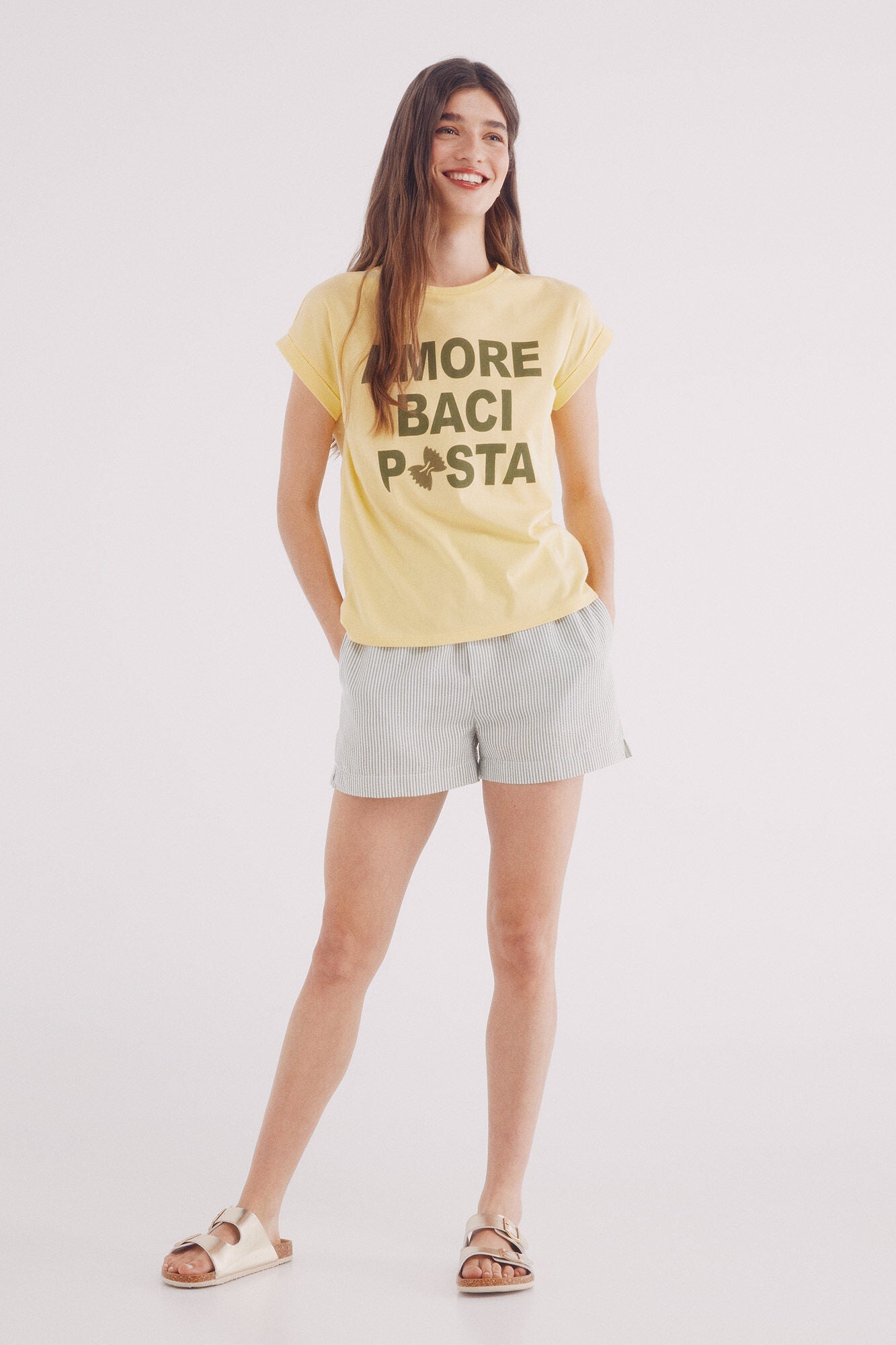 "Love baci pasta" T-shirt