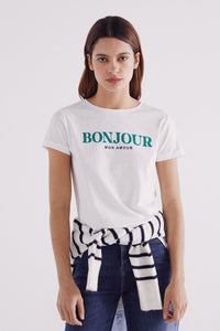 "Bonjour" T-shirt