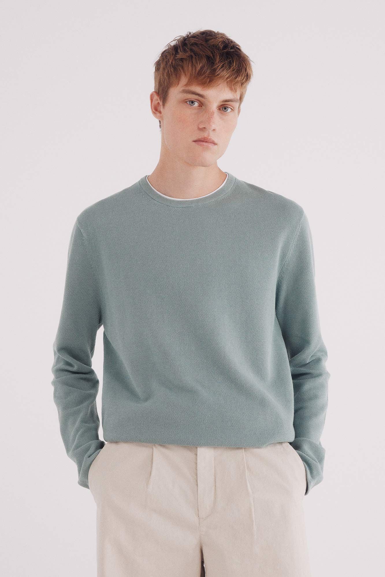 Textured jumper