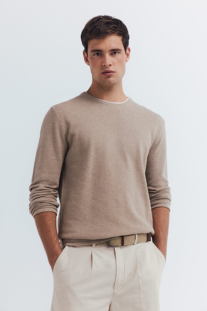 Textured jumper