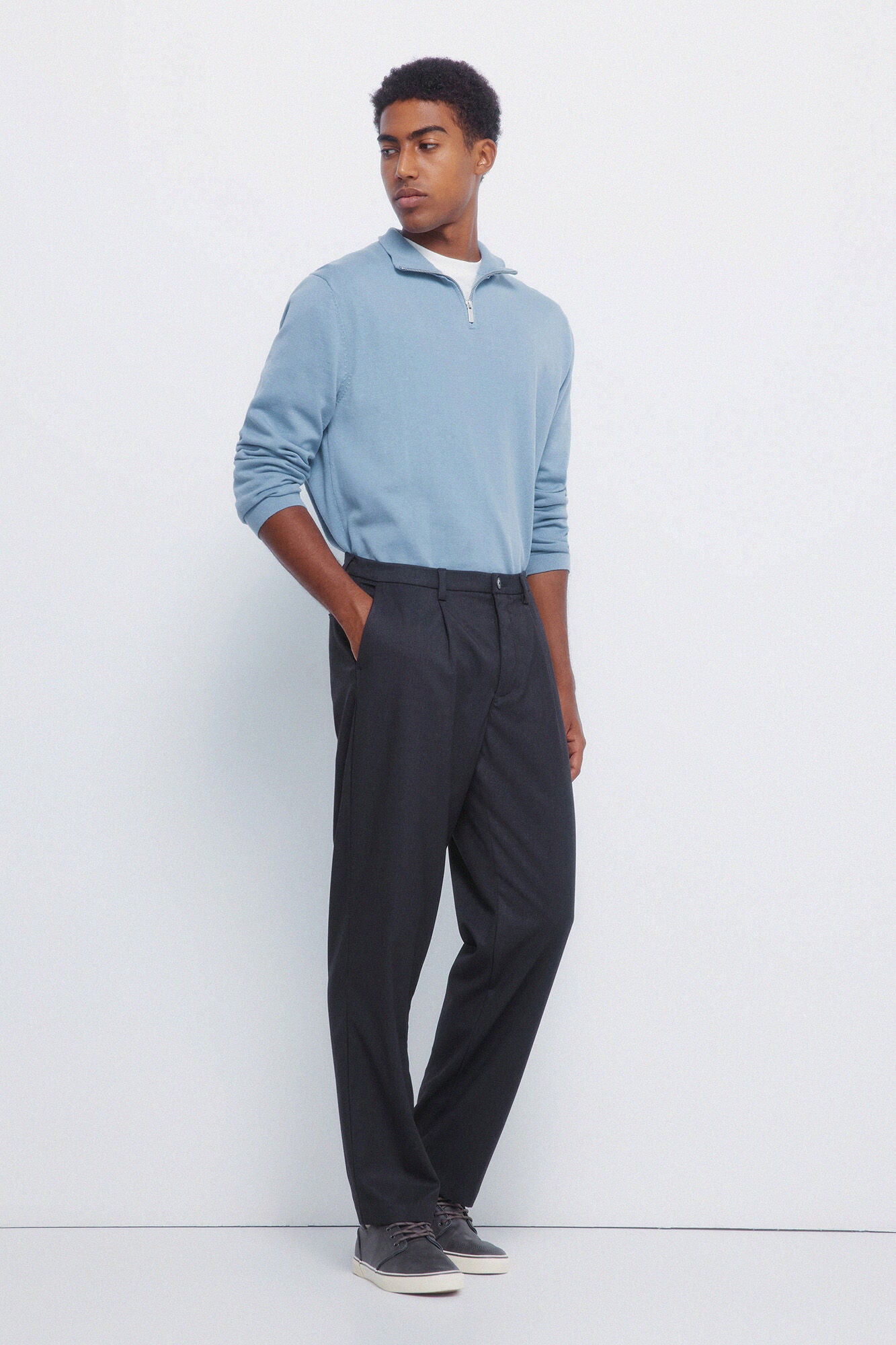 Milano zip fastening jumper