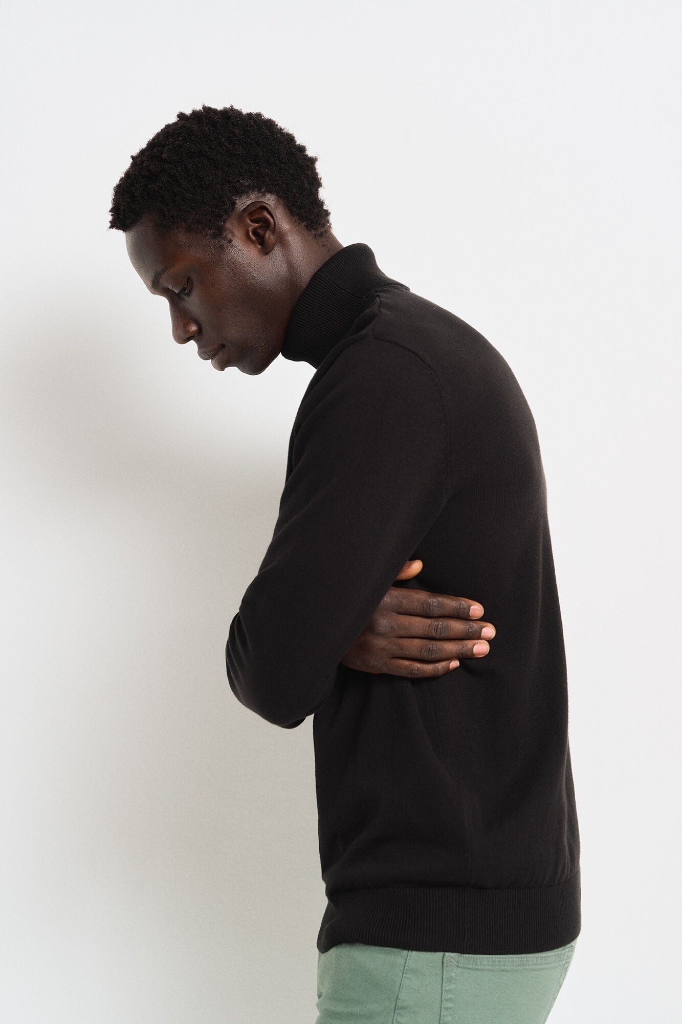 Basic color block sweater