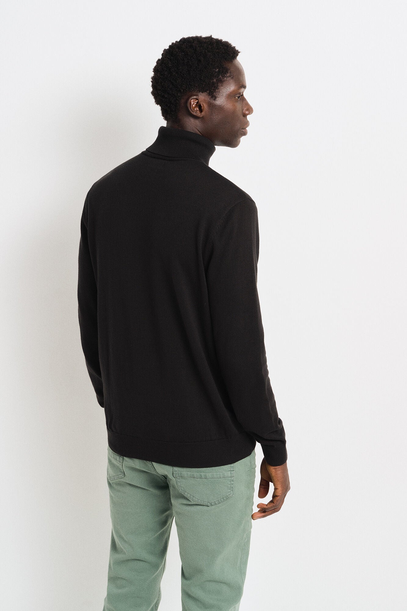 Basic color block sweater