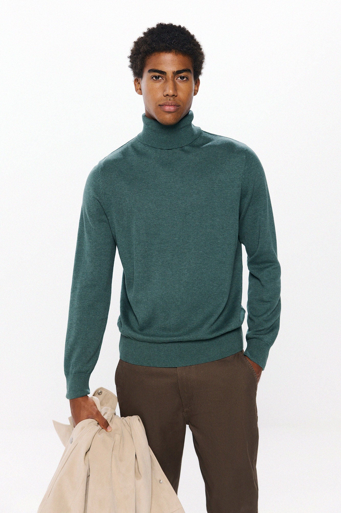 Basic color block sweater
