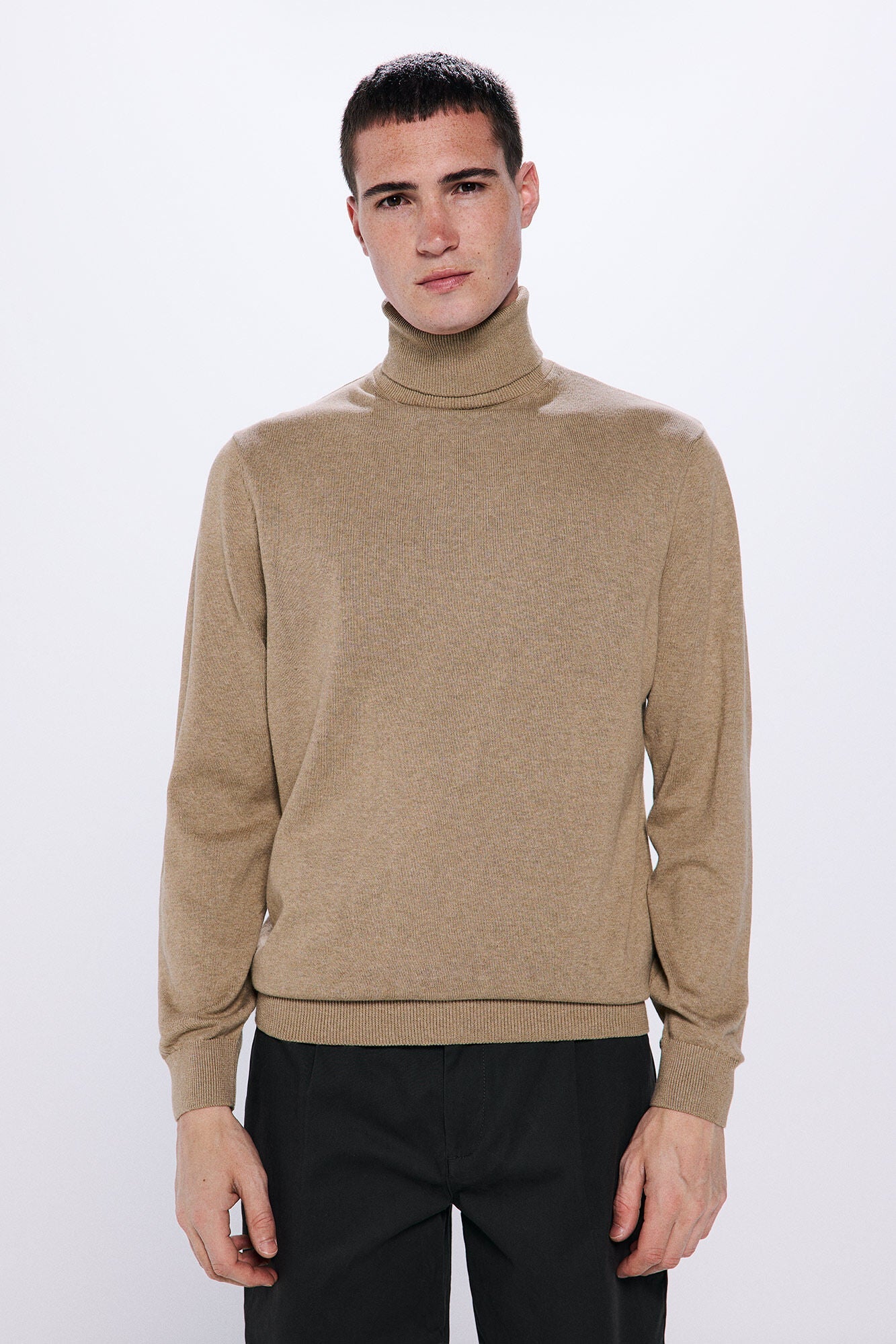Basic color block sweater