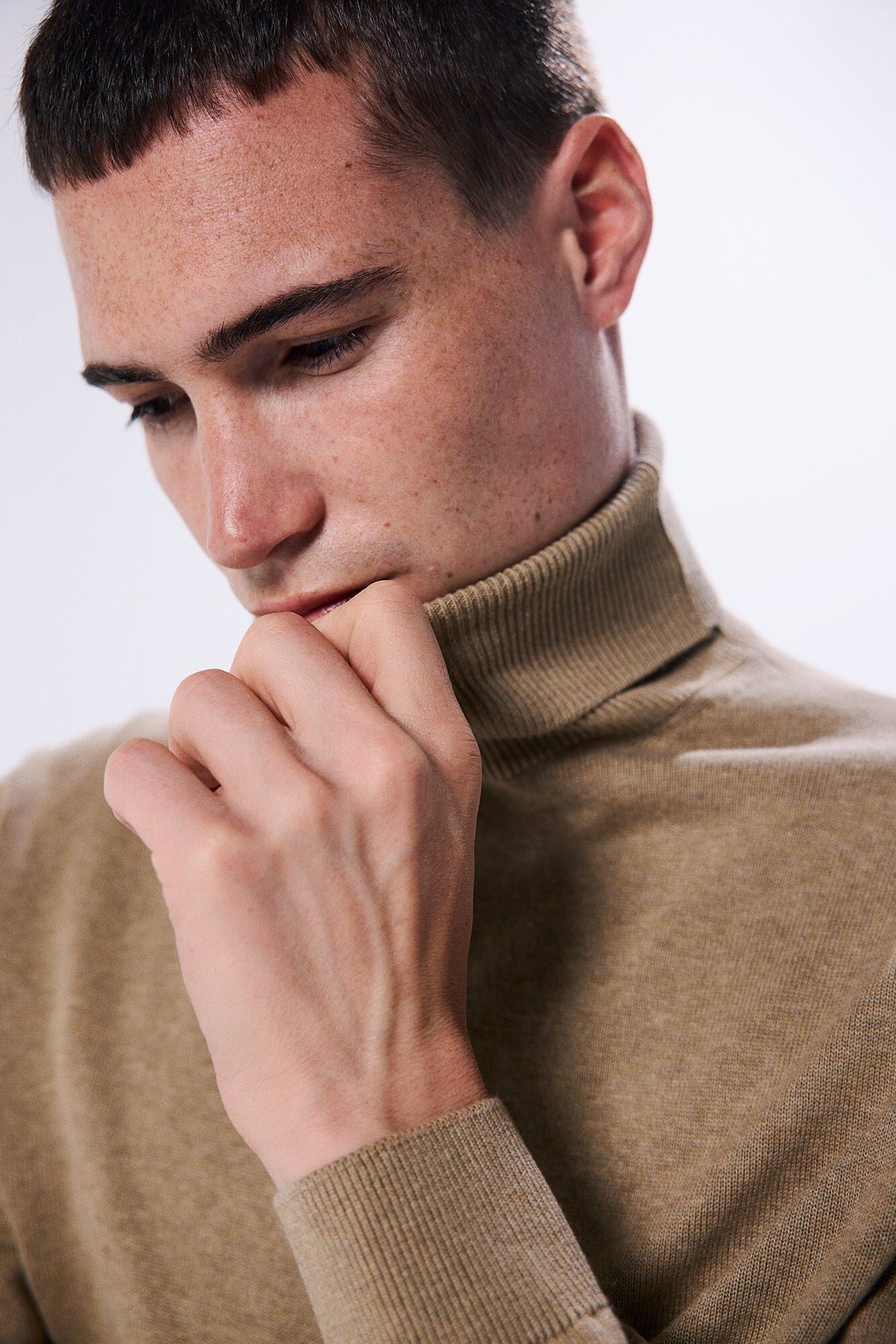 Basic color block sweater