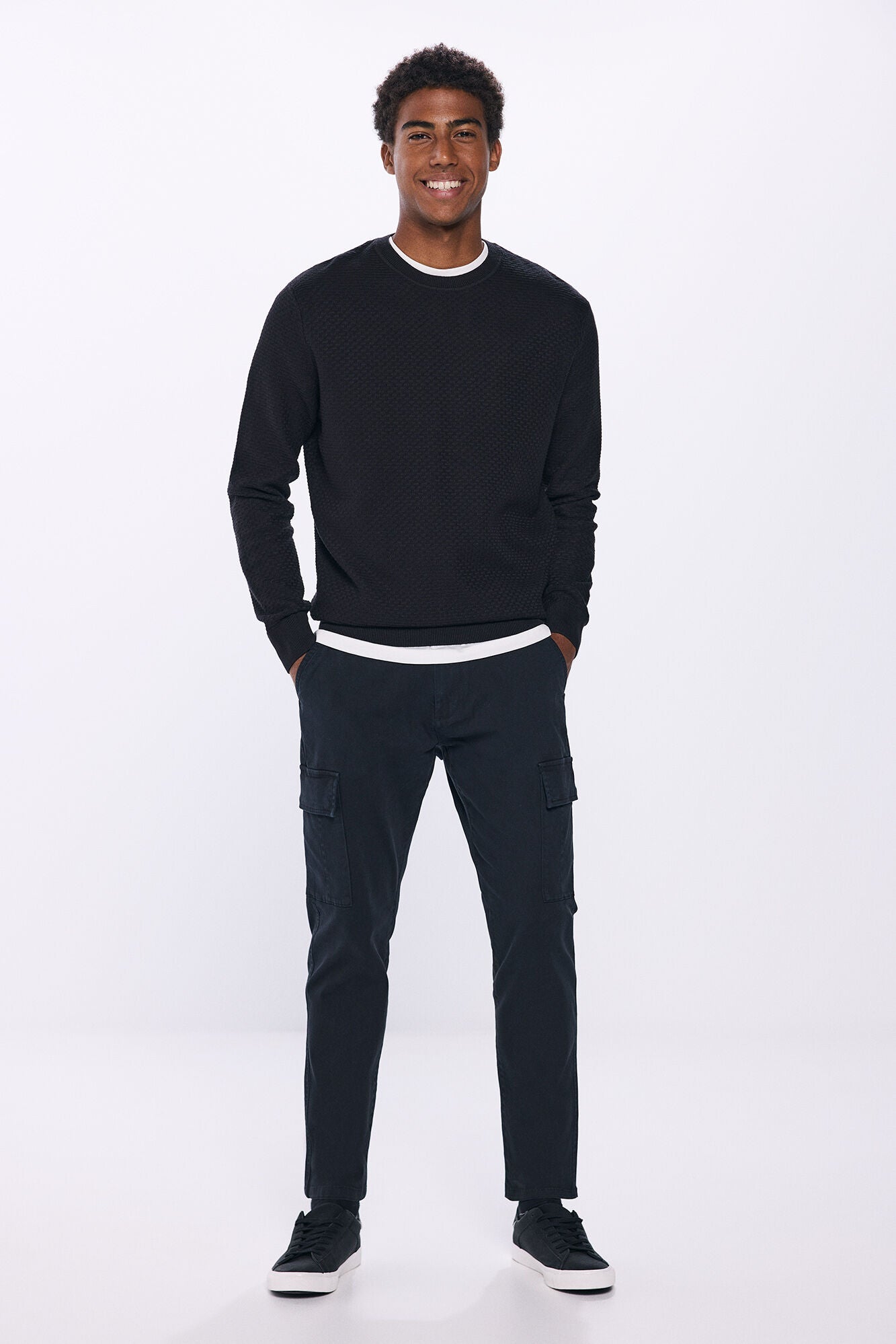 Textured jumper