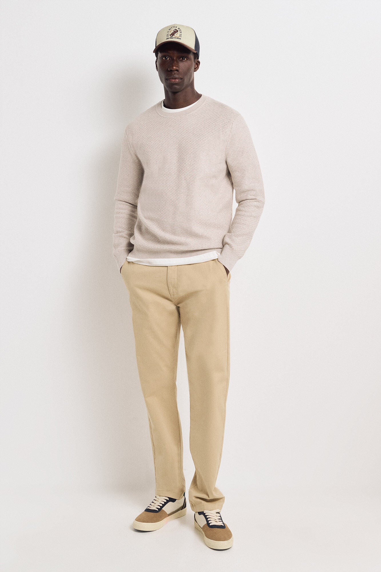 Textured jumper