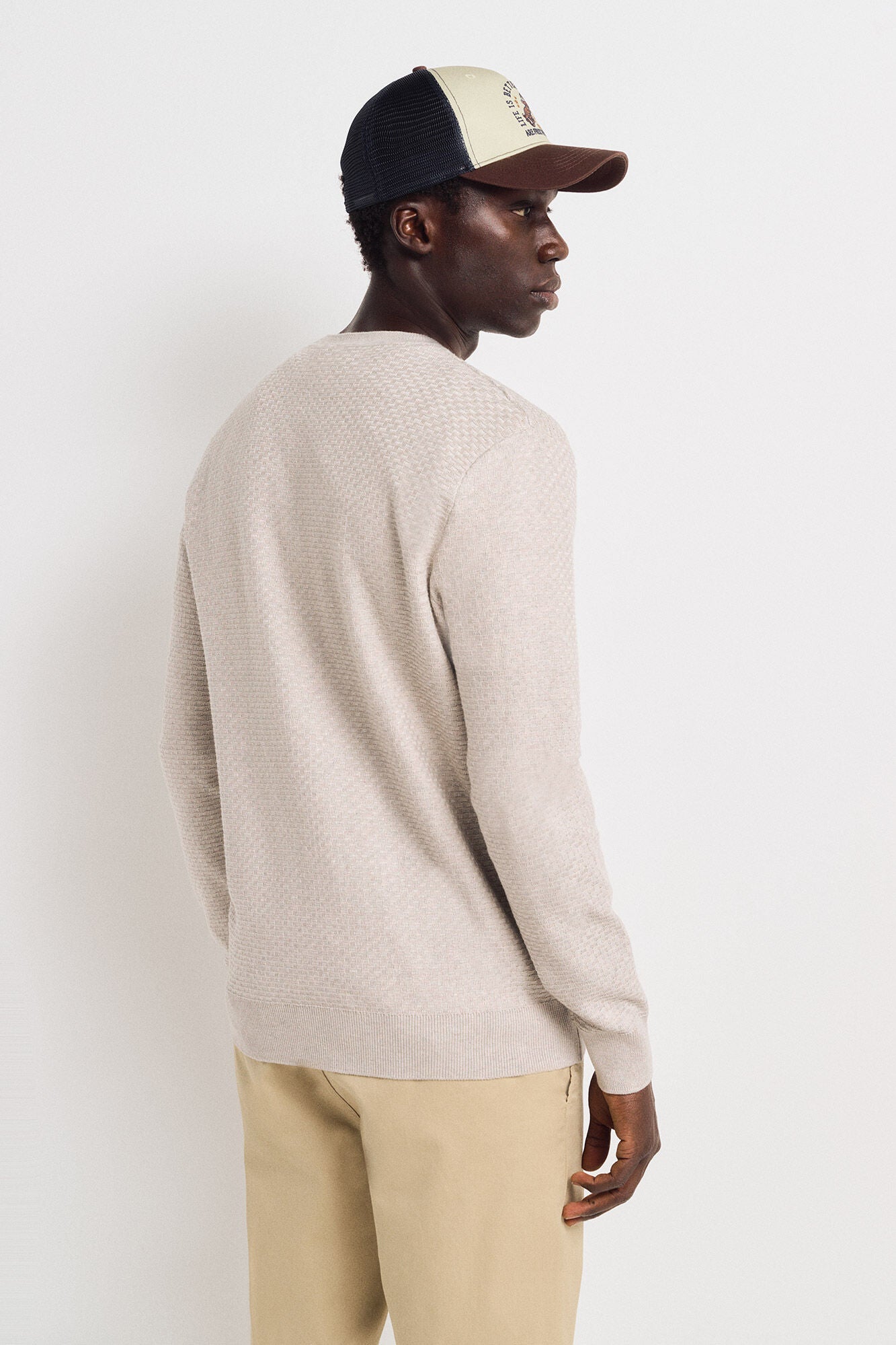 Textured jumper