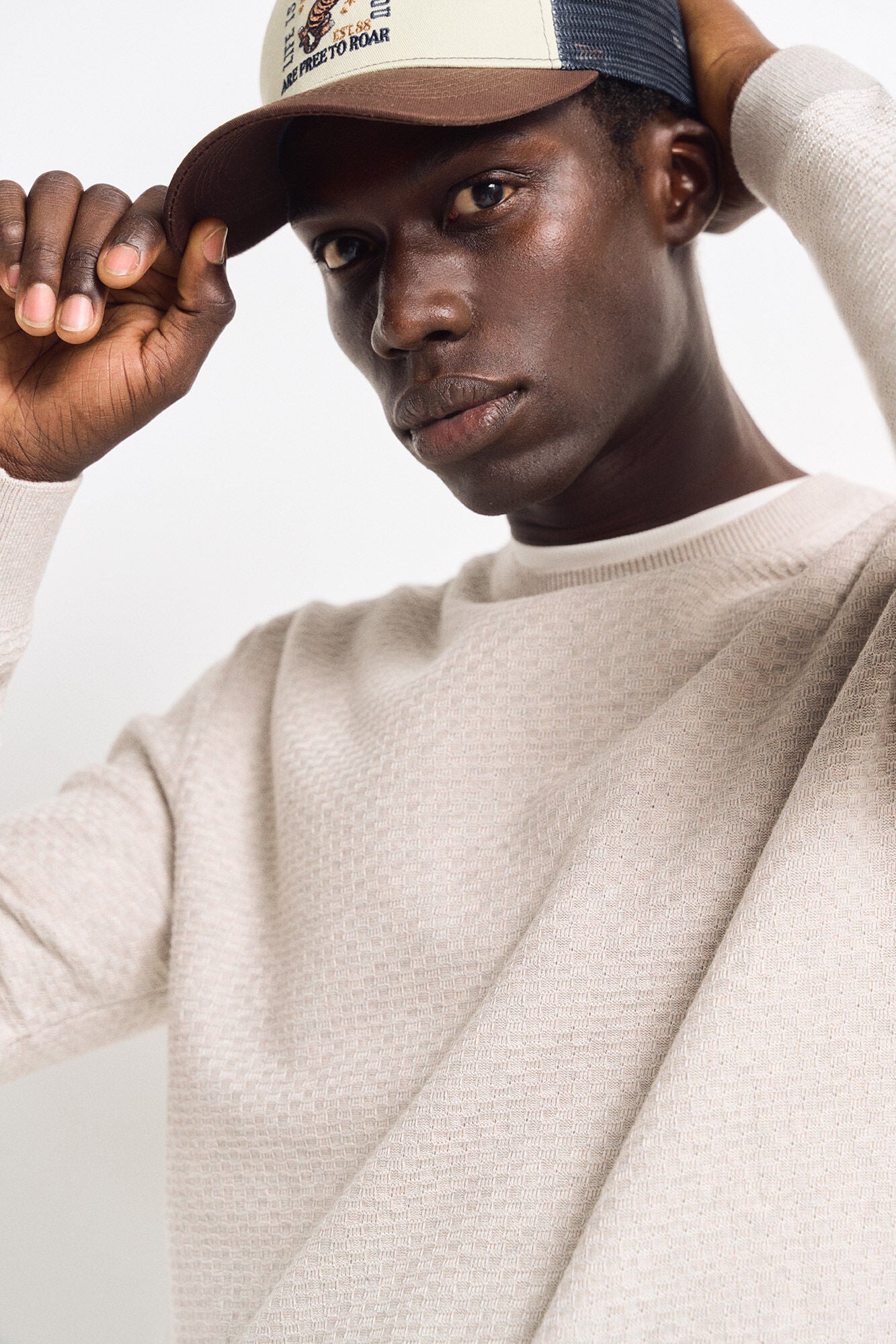 Textured jumper