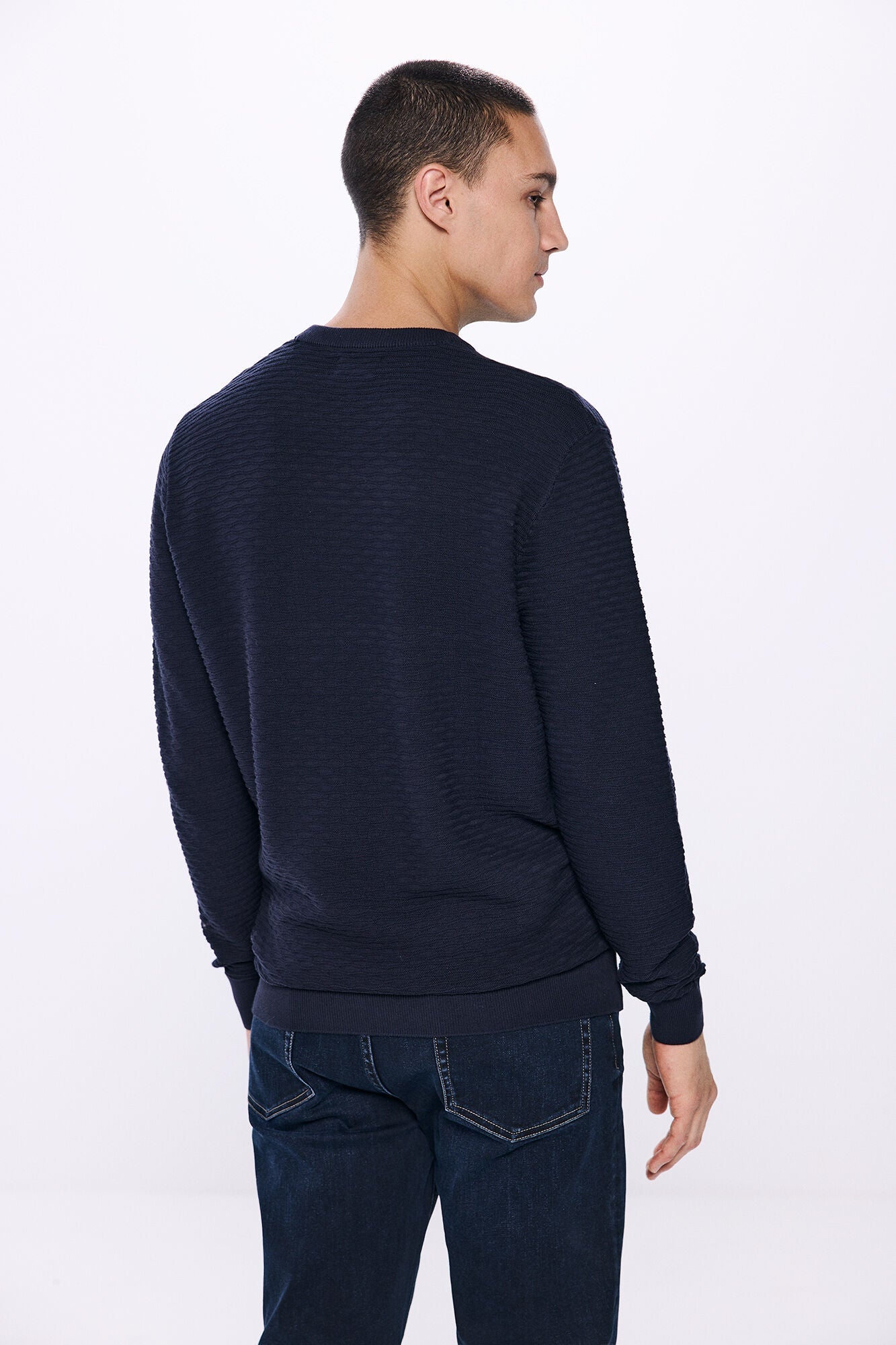 plain structured jersey