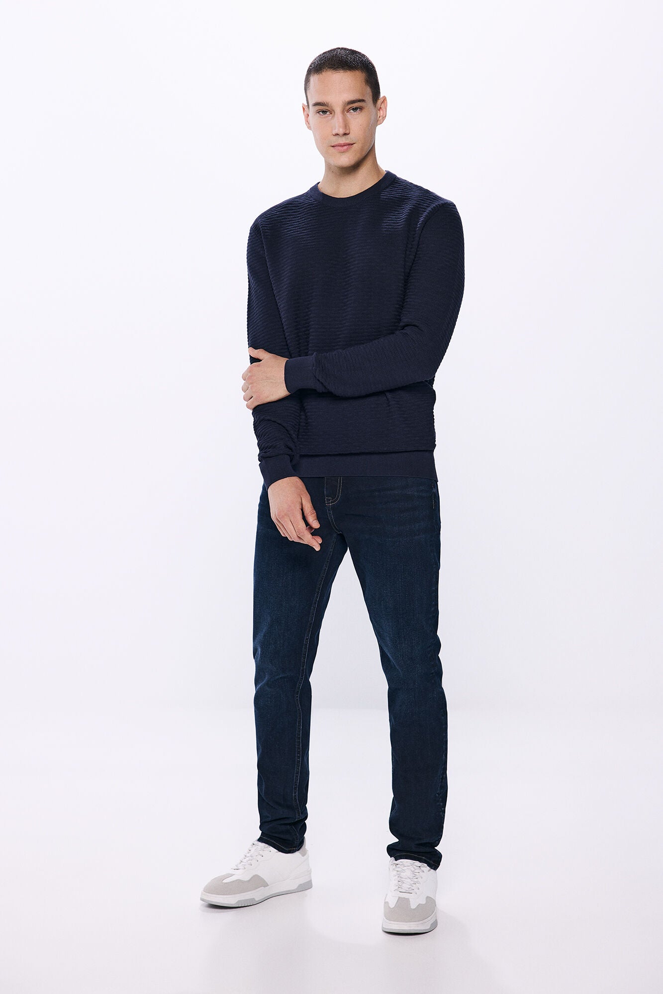 plain structured jersey