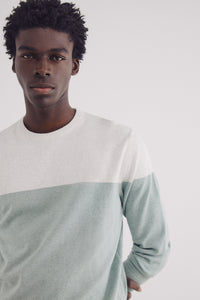 Basic color block sweater