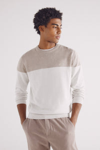 Basic color block sweater