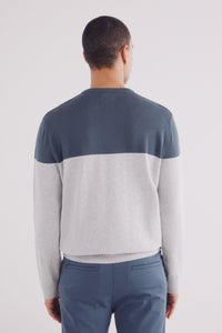 Basic color block sweater