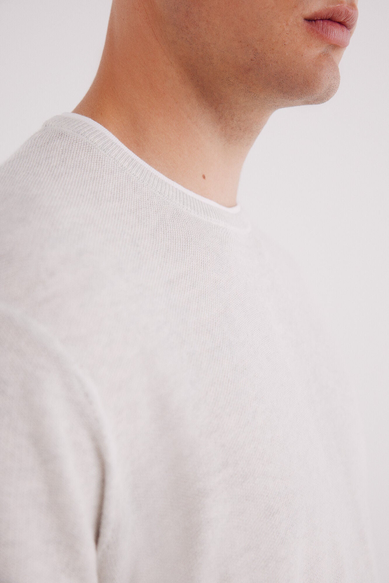 Structured short-sleeved jersey