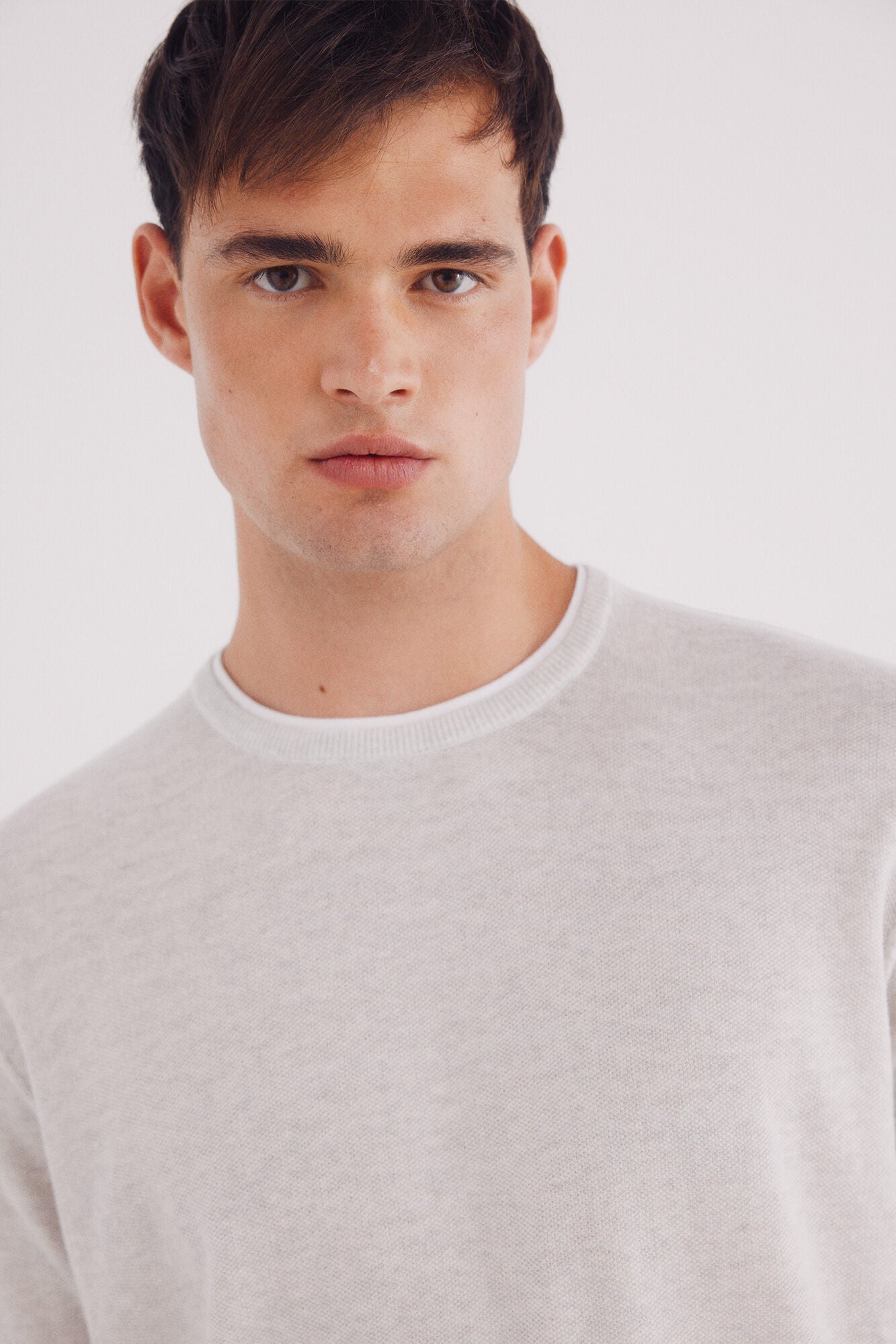 Structured short-sleeved jersey