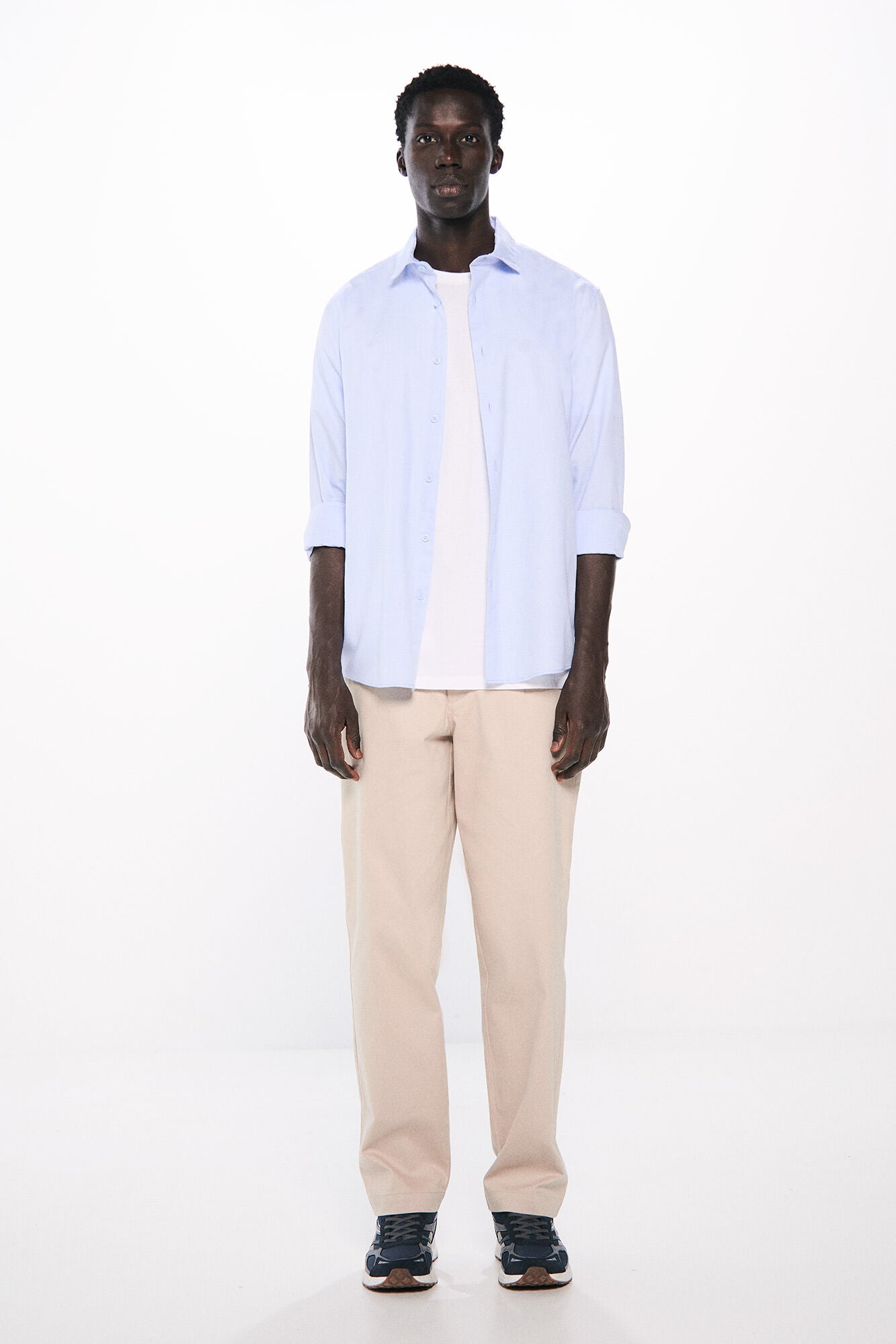 Structured dress shirt