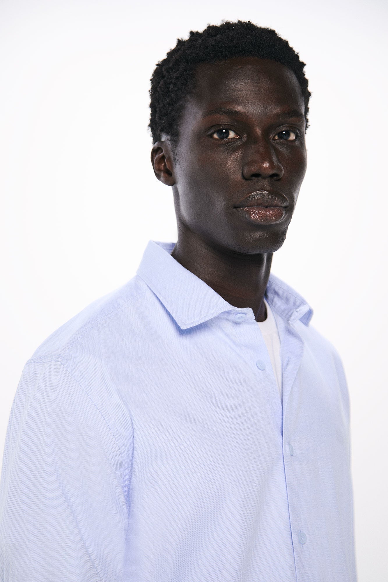Structured dress shirt