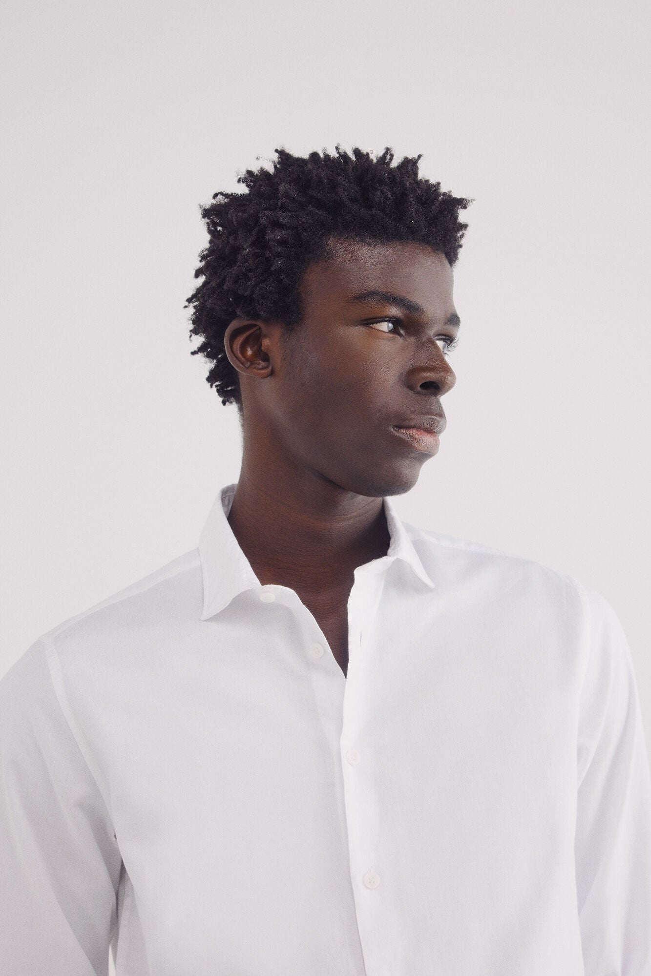 Structured dress shirt