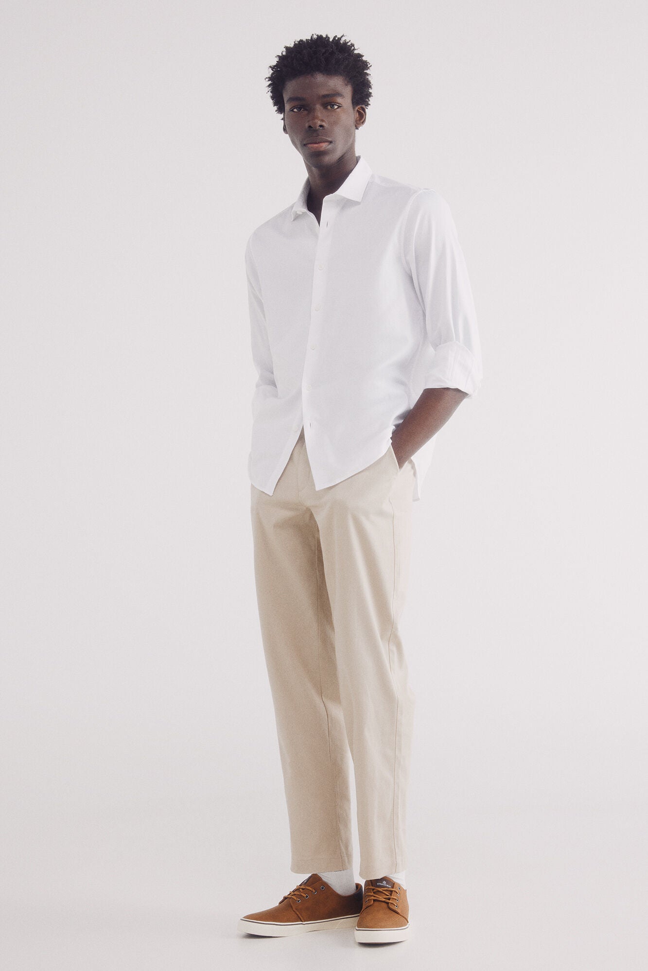 Structured dress shirt