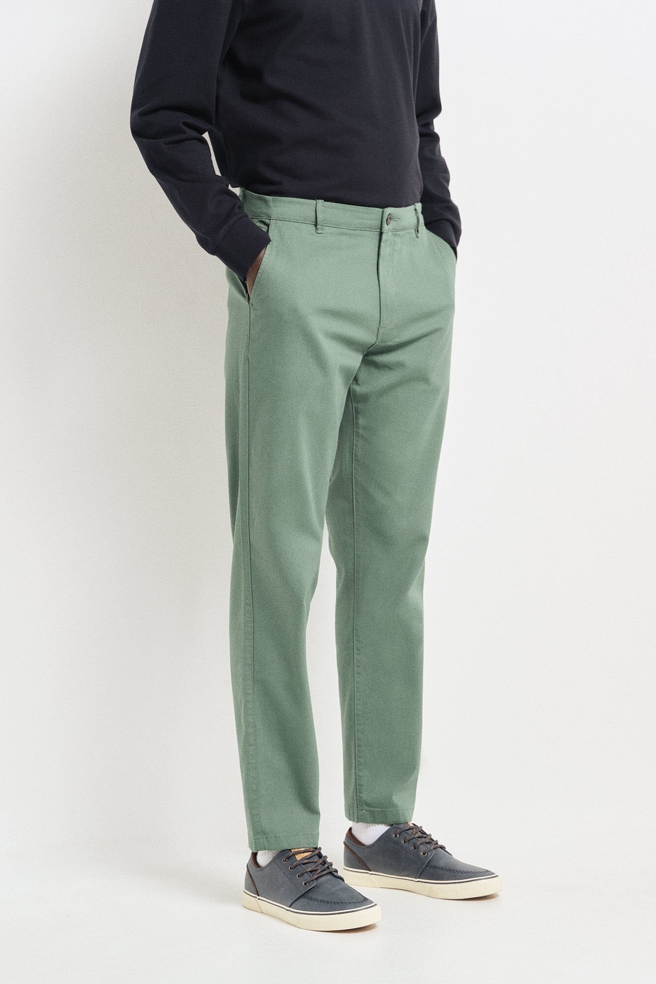 Slim fit comfort colour chinos