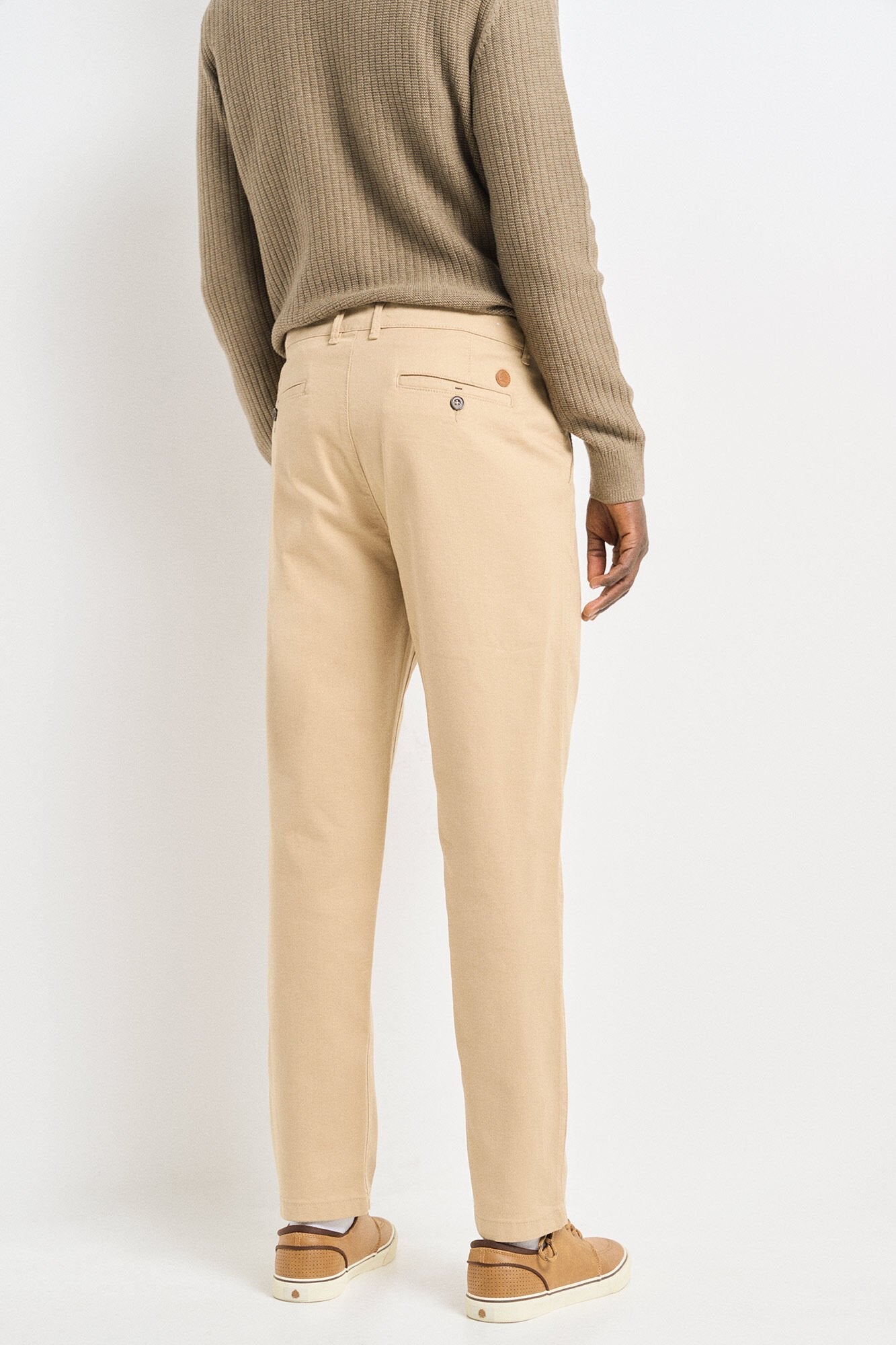 Slim fit comfort colour chinos