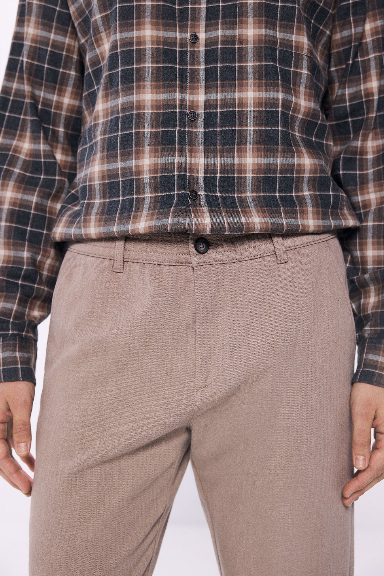 Faux suede studded belt