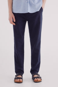 Slim fit linen chino pants