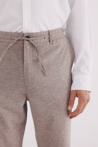 Slim fit linen chino pants