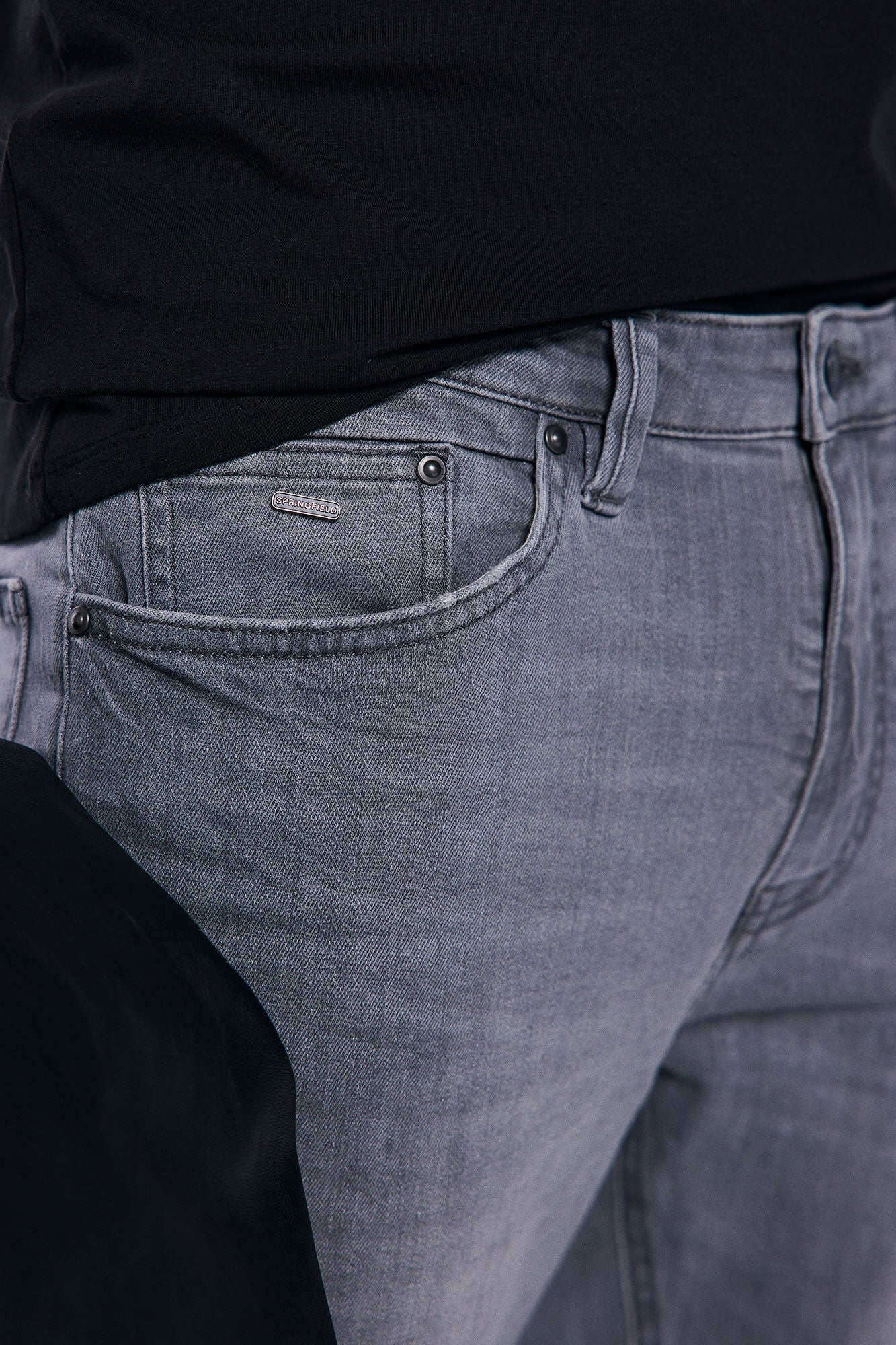 Grey skinny fit jeans
