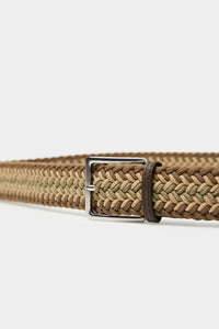 Two-tone woven belt