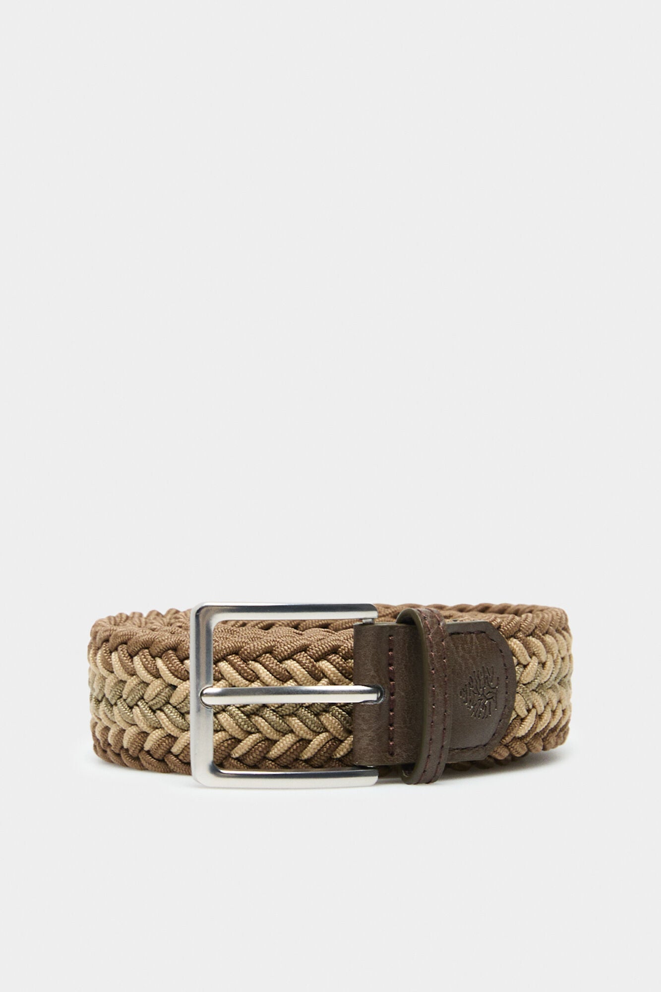 Two-tone woven belt