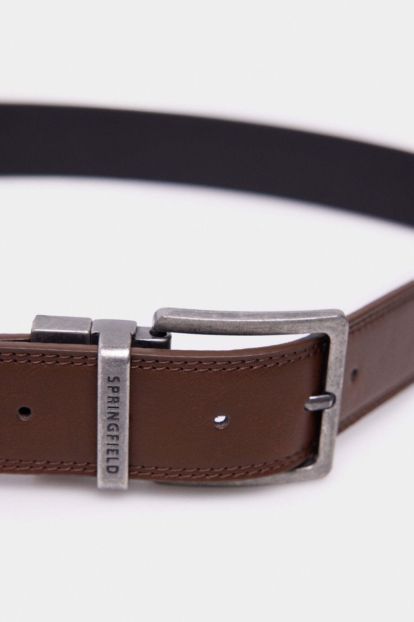 Leather-effect belt