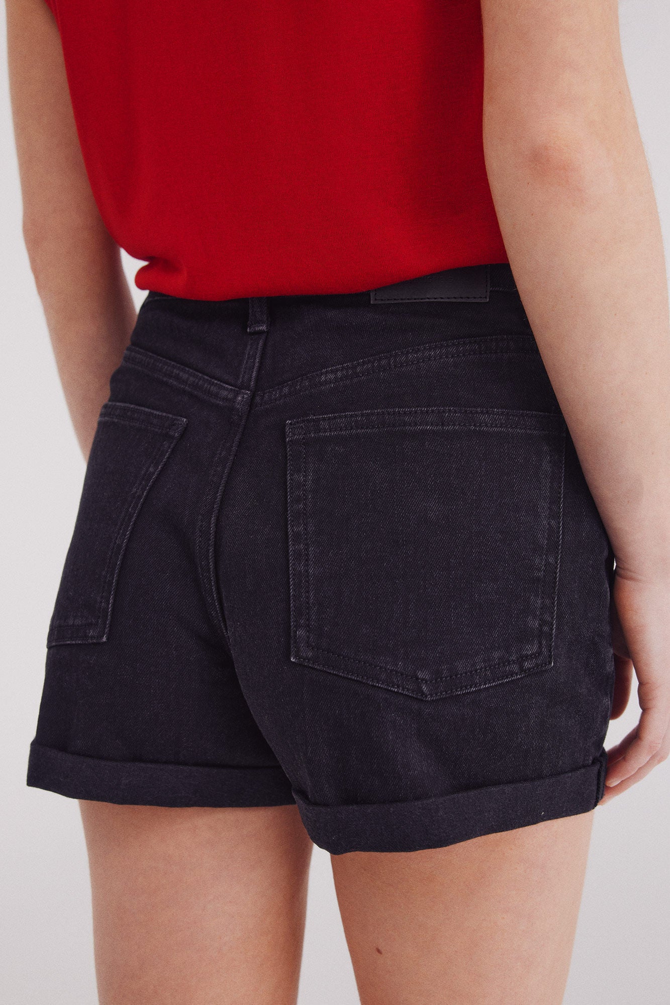 Mom denim shorts