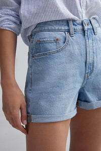 Mom denim shorts