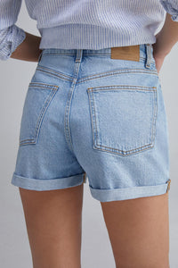 Mom denim shorts