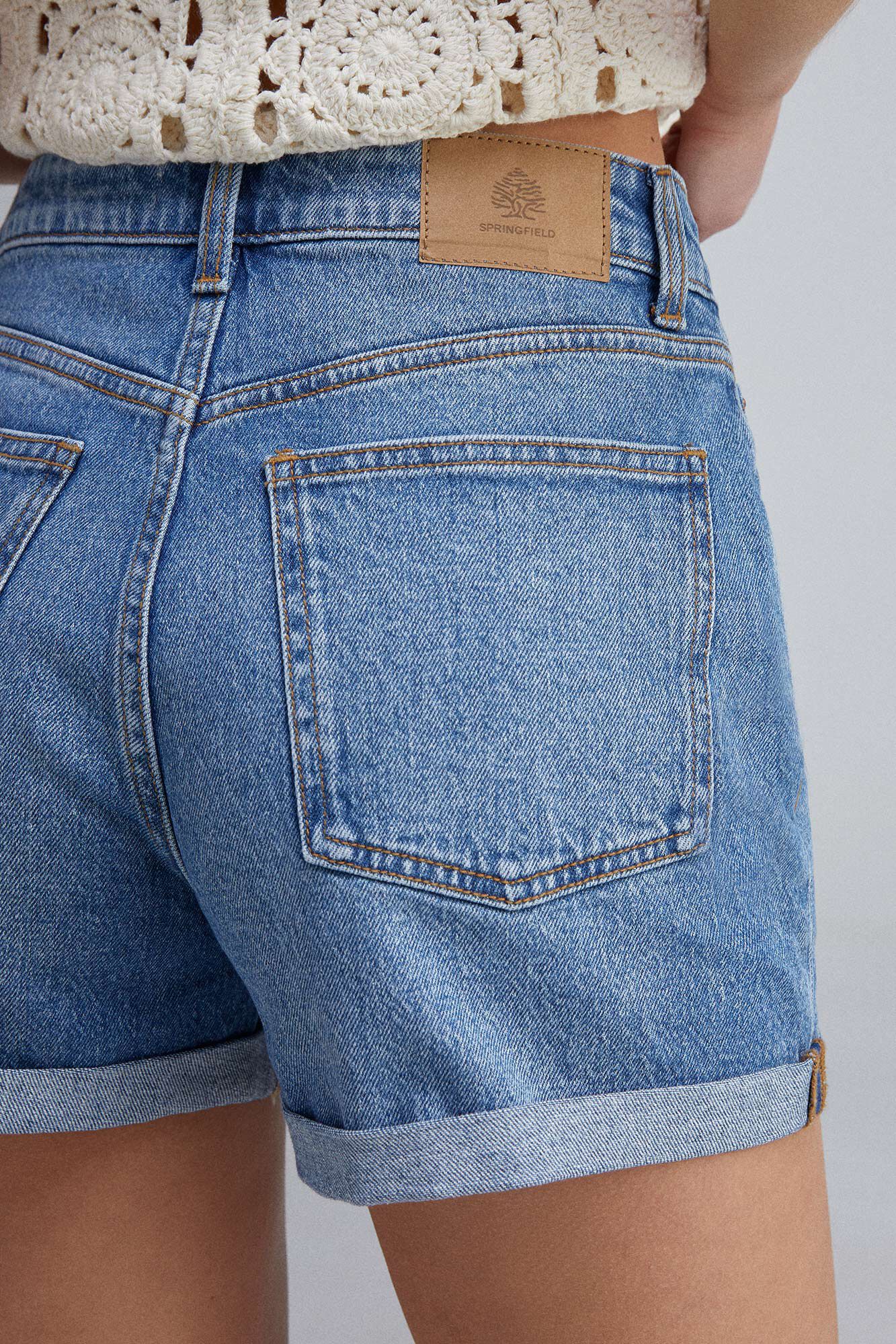 Mom denim shorts