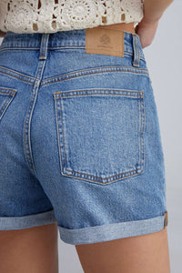 Mom denim shorts