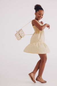 Textured girl dress