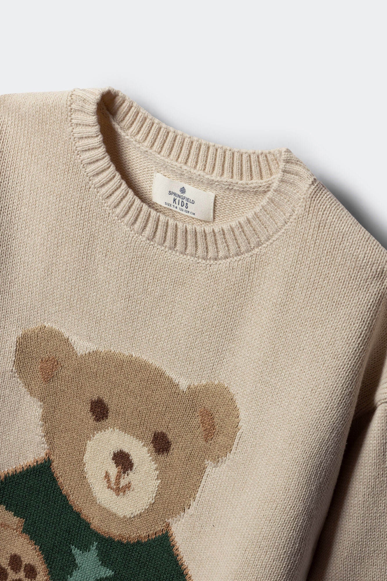 Girl's Teddy Bear Sweater